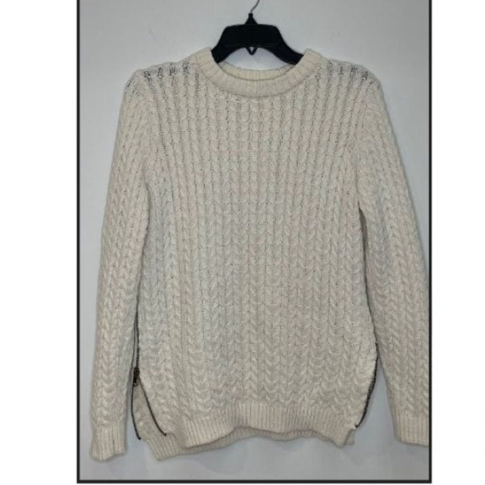 Cream sweater knit